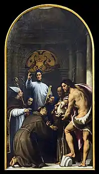 Saint Laurent Giustiniani et autres saints Gallerie dell'Accademia de Venise.