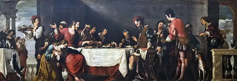 Le Repas chez Simon,  1630 Gallerie dell'Accademia de Venise