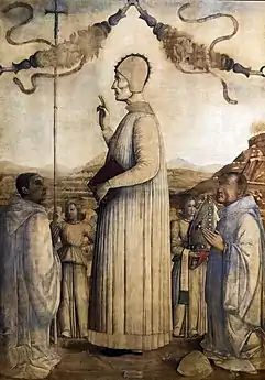 Laurent Justinien. 1465.  Gallerie dell'Accademia, Venise,  Gentile Bellini.