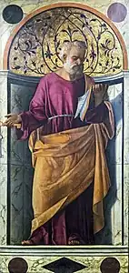 Saint Pierre par Giovanni Bellini, Galeries de l'Académie de Venise.