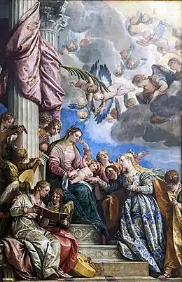 Le mariage mystique de Sainte Catherine Paulo Veronese, v. 1575