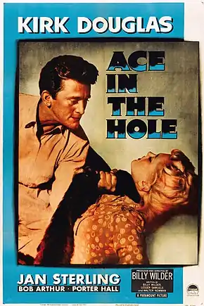 Description de l'image Ace in the Hole (1951 film poster).jpg.