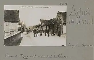Vue du village avant 1914.