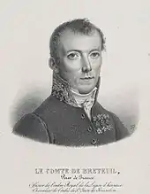 Le comte de Breteuil, pair de France.