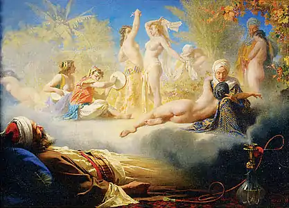 Le Rêve d'un croyant (vers 1870), Bayonne, musée Bonnat-Helleu.