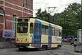 Tram 39 rentre au dépôt de Woluwé en marche arrière