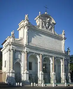 Fontana dell'Acqua Paola, 1612, par Giovanni Fontana.