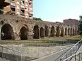 Arcades de l'aqueduc dans le quartier de Torpignattara.