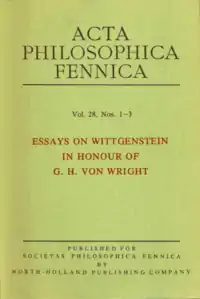 Image illustrative de l’article Acta Philosophica Fennica