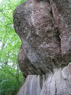 Photo de la voie d'escalade Action Directe, première voie dans le neuvième degré.