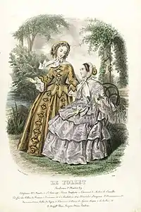 Chapeaux Mme Naudé… (1855), publié dans Le Follet.