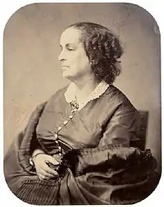 Adèle Hugo (vers 1860).