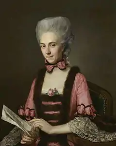 Adélaïde-Geneviève de la Croix (1764-1803), marquise d’Hozier (épouse de Denis-Louis), vers 1774, par Antoine Vestier