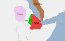 Description de l'image Adal Sultanate.png.