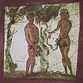 Adam et Eve. catacombes romaines, IV° s.
