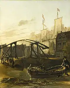 Vue du port de SchiedamCollection privée