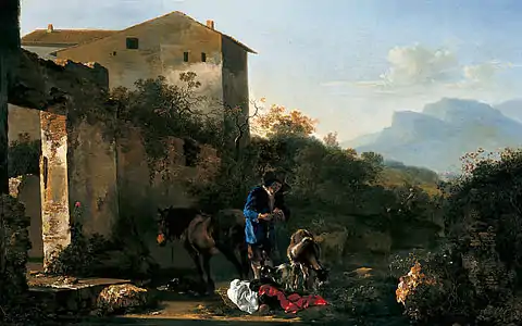 Paysage avec un troupeau de chèvresSaint-Louis Art Museum