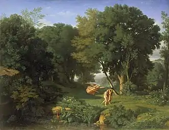 Adam et Ève chassés du Paradis terrestre (1841), Besançon, musée des Beaux-Arts et d'Archéologie.