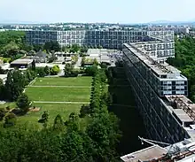 la barre du Lignon à Genève (Suisse)