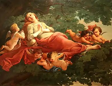 Sainte Madeleine bercée par les anges (1868), Toulon, musée d'Art.