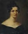 Portrait de la princesse Galitzine, née Adelaïda Pavlovna Stroganova, dite Aglaé (1821), œuvre de Iakov Zalleski