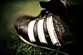 Une chaussure de football Copa Mundial (1982) d'Adidas.