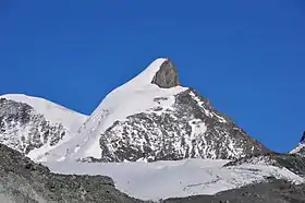 L'Adlerhorn photographié depuis l'ouest en septembre 2013.