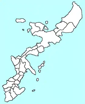 Voir sur la carte administrative d'île Okinawa