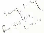 signature d'Adolf Muschg