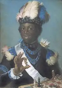Portrait de Gustav Badin (1747 ou 1750-1822), pastel, 1775.