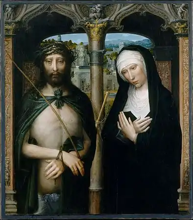 2. Christ couronné d'épines et Vierge de pitié, The Metropolitan Museum of Art, New York.