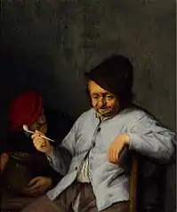 Adriaen van Ostade, Fumeur et ivrogne (1654)