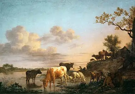 Animaux à la rivière (1664)Musée du Louvre