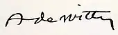 signature d'Adrien de Witte