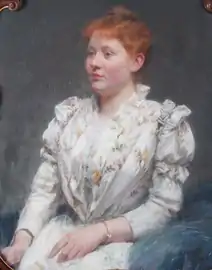 Portrait d'Eugénie Zeyen, 1892 (Pastel ; 75 × 59 cm), Collection Mme Clermont (1927)