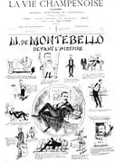 La Vie Champenoise, la vie M. de Montebello selon le journal,