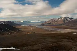 Vue du débouché de la vallée