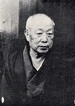 L'écrivain Aeba Kōson.