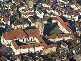 Actuelle abbaye de Saint-Gall.