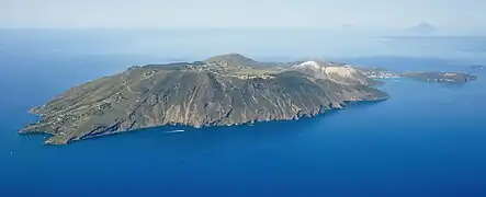 Vue aérienne de Vulcano