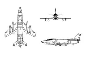 vue en plan de l’avion