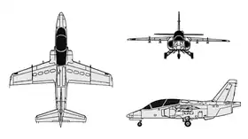 vue en plan de l’avion