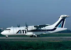 Un ATR 42-300 d'Aero Trasporti Italiani, similaire à celui impliqué dans l'accident.