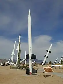 Aerobee Hi Missile au White Sands Missile Range Museum.
