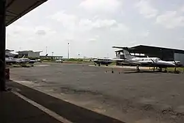 Aéroclub sur le site de l'ancien aéroport.