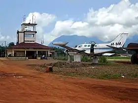 L'aérodrome de Principe en 2015.