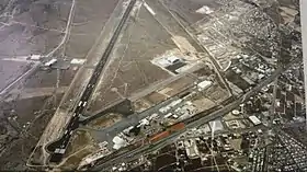 Vue aérienne de l'aéroport international  de Saltillo