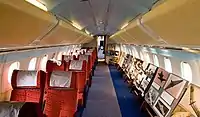 Intérieur du Concorde F-WTSA.