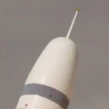 Détail de l'aerospike du missile balistique UGM-96 Trident
