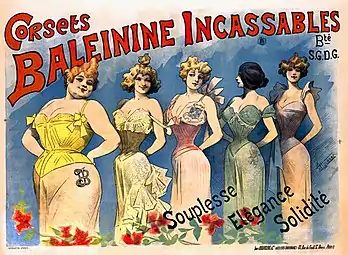 Corsets Baleinine incassables.